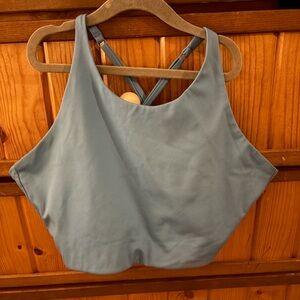 Girlfriend Collective Blue Sports Bra